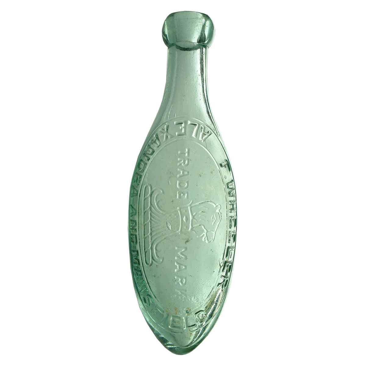 Torpedo. F. Wheeler, Alexandra & Mansfield. Camels Head. Kilner Bros made. Aqua. 10 oz. (Victoria)