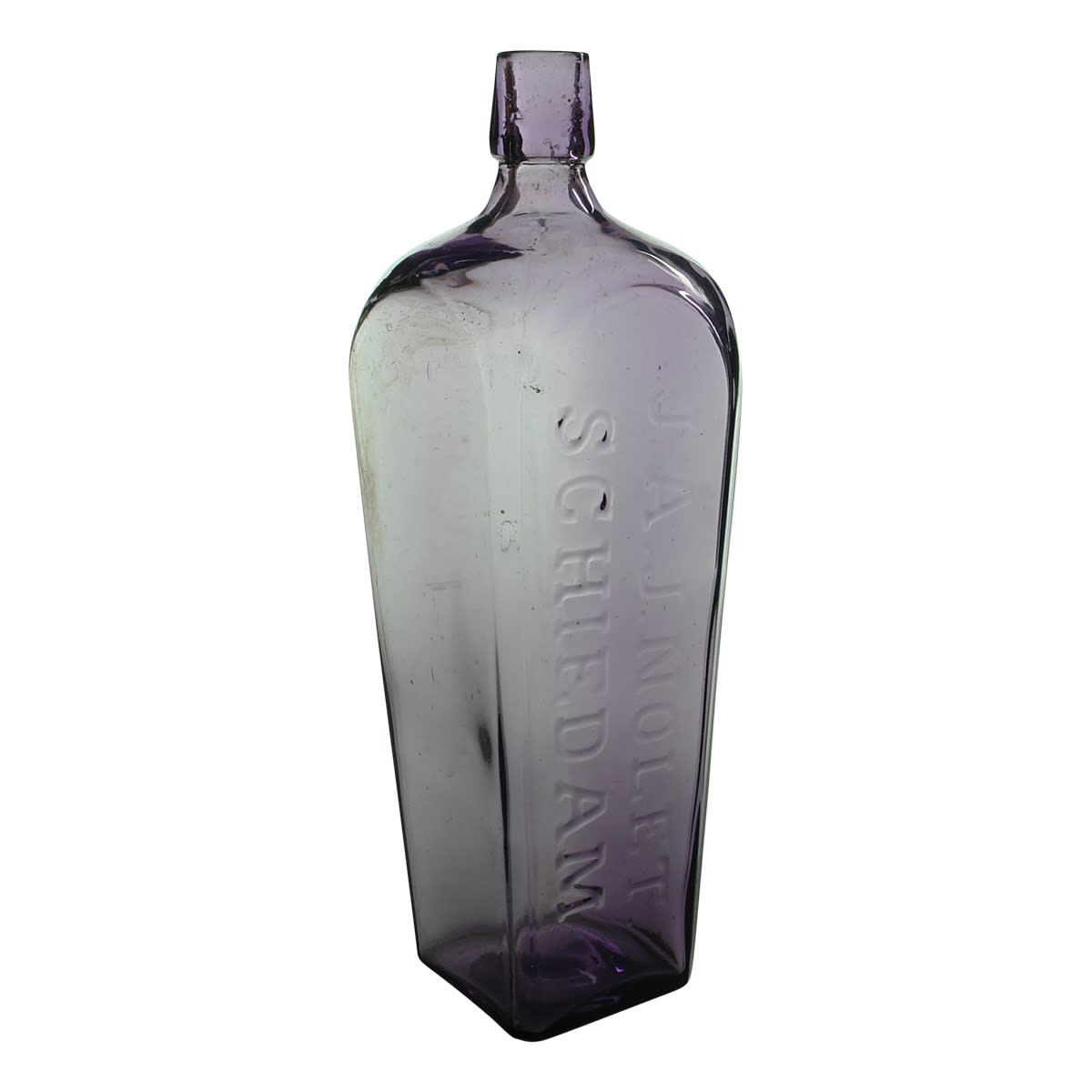 Gin. J. A. J. Nolet, Schiedam. Sun Coloured Amethyst. Quart.