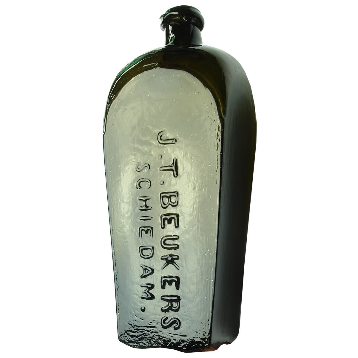 Gin. J. T. Beukers, Schiedam. Pigsnout. Black. 30 oz.
