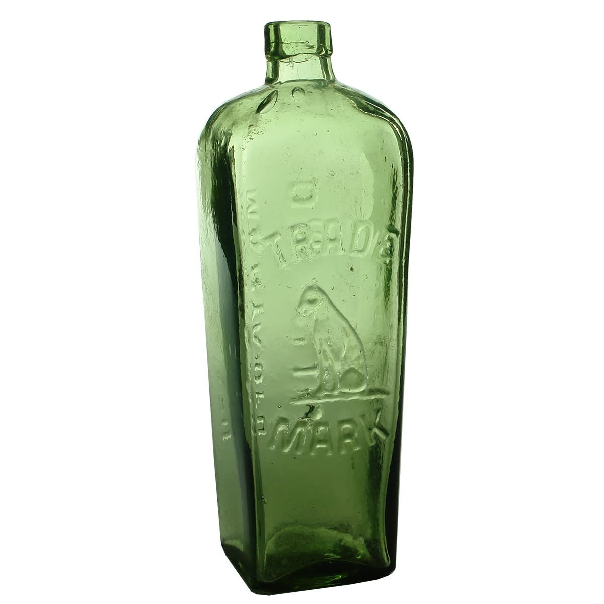 Gin. Serval Cat. Sitting Cat. Manya Ofu Dim'Aolia. Light Green. 24 oz.