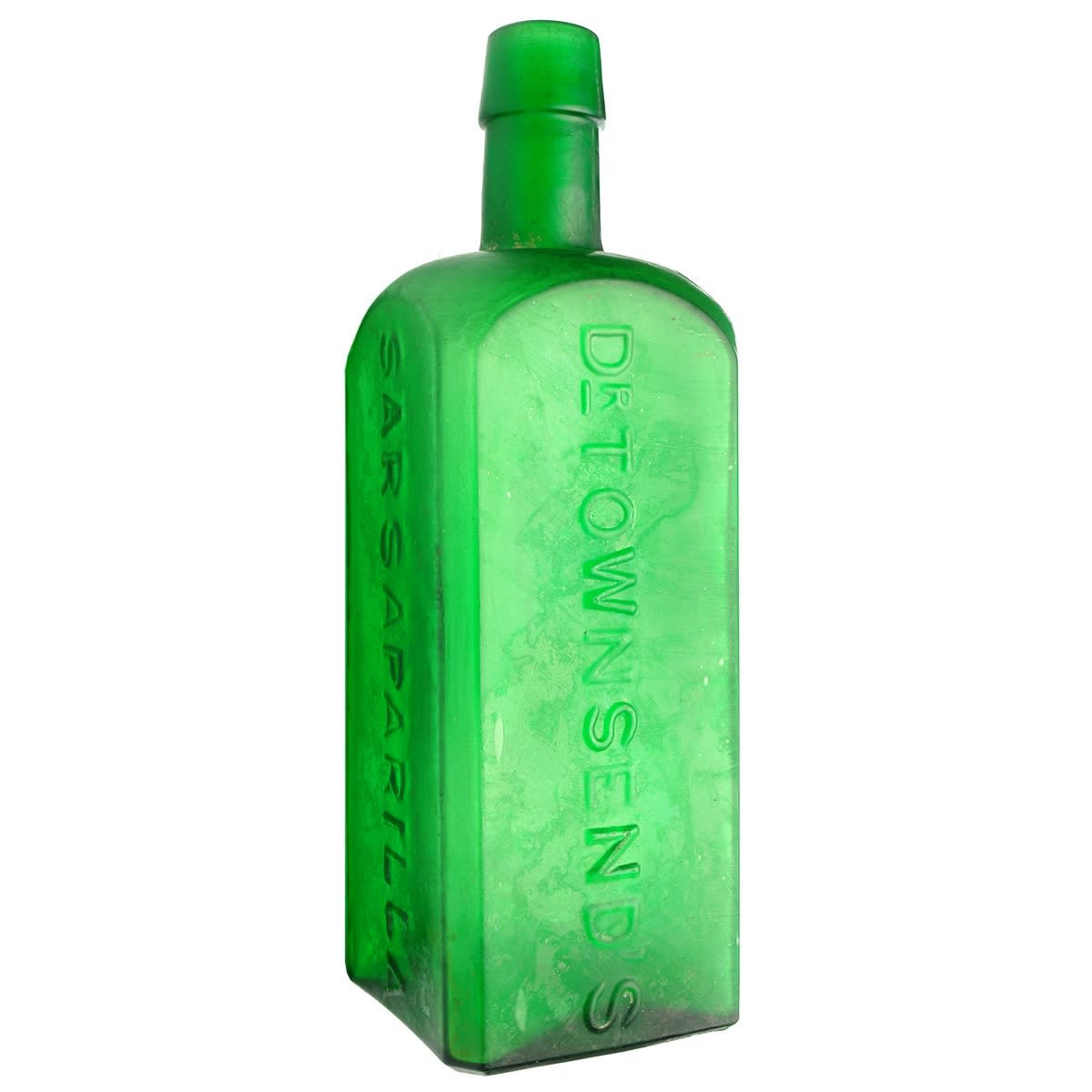 Sarsaparilla. Dr Townsend's. Bright Green. 26 oz.