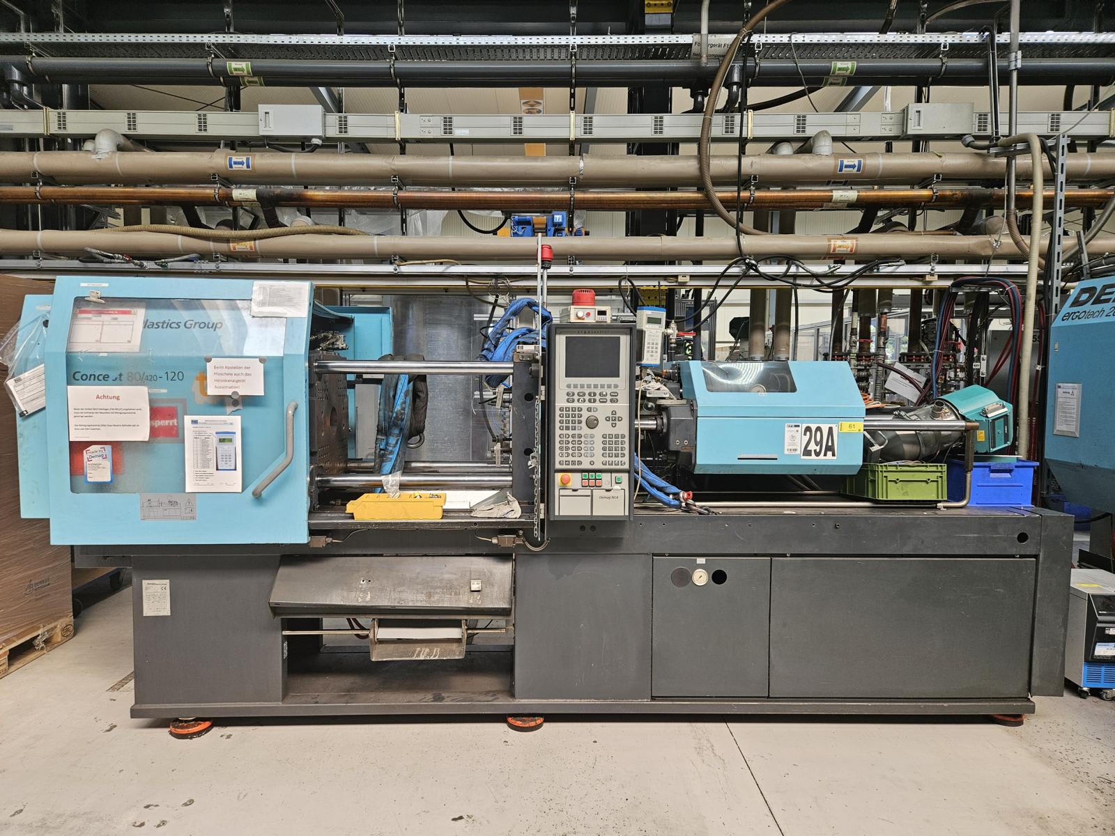 Injection molding machine Demag Concept 80/420-120 | 2006