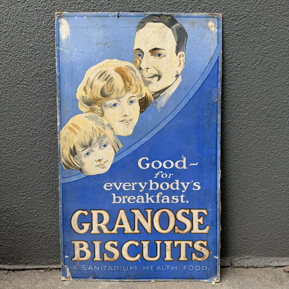 Original Large Advertising Showcard. Granose Health Food. Sanitarium Health Food Co. 