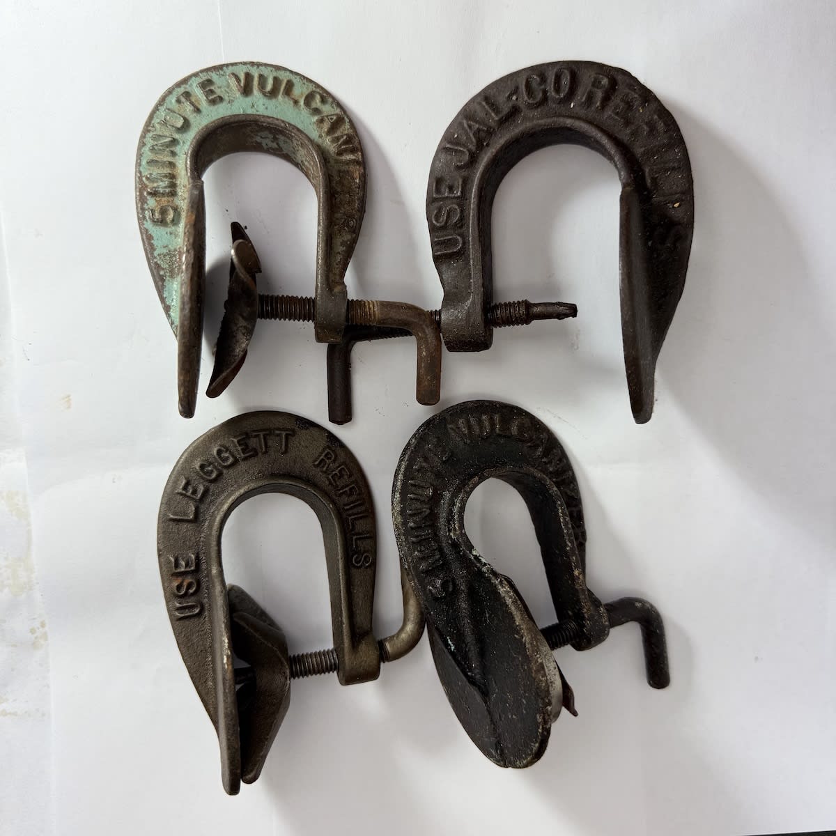 4 Vulcanizer Clamps: 3 x Leggetts 1 x Jal-Co. 