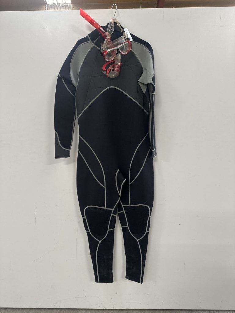 OCEAN PRO WETSUIT - MASK &amp; SNORKEL — NZ auction result