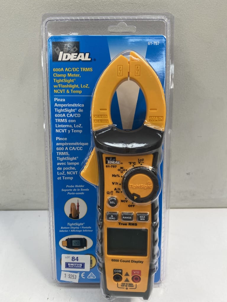 IDEAL 600AMP CLAMP METER — NZ auction result