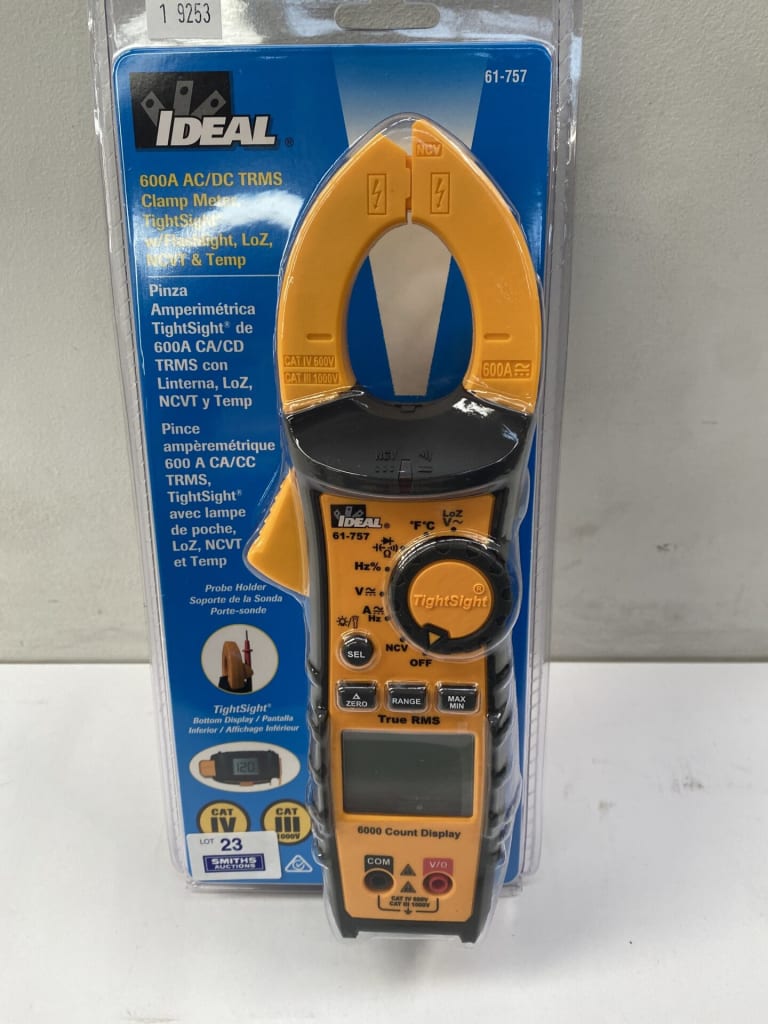 IDEAL 600AMP CLAMP METER — NZ auction result