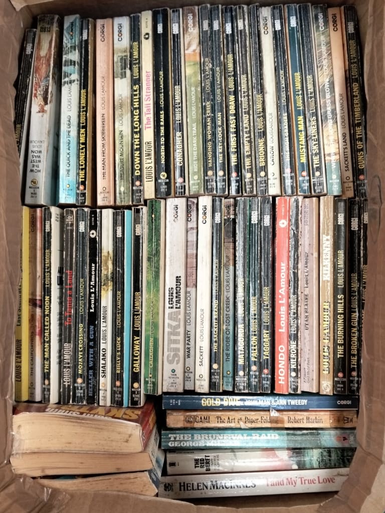 CARTON OF LOUIS L AMOUR NOVELS — NZ auction result