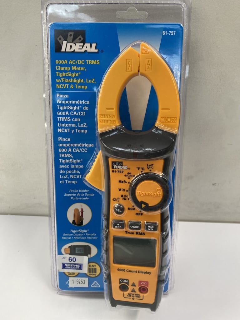IDEAL 600AMP CLAMP METER — NZ auction result