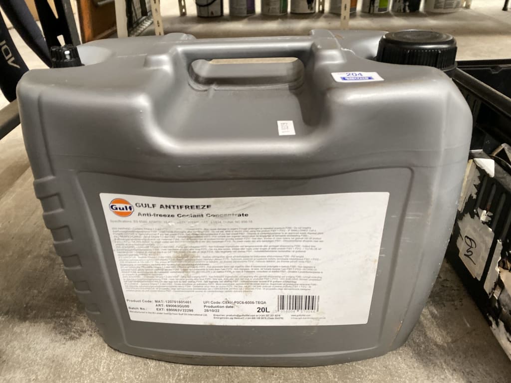 GULF ANTIFREEZE — NZ auction result