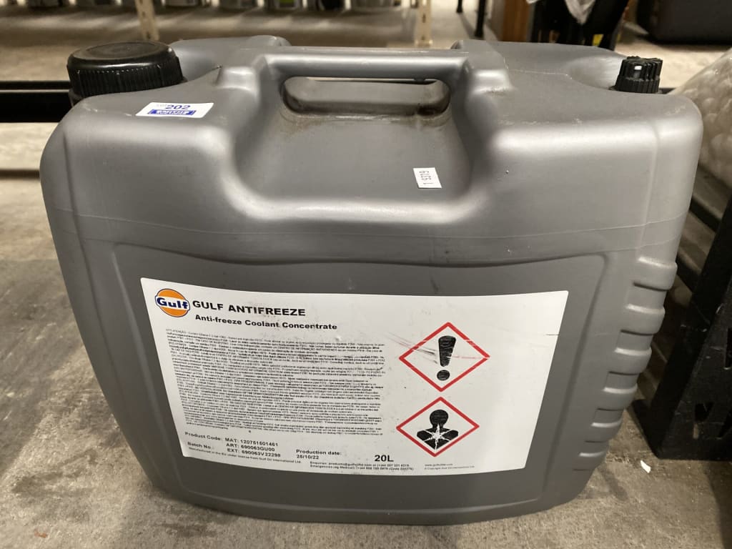 GULF ANTIFREEZE — NZ auction result