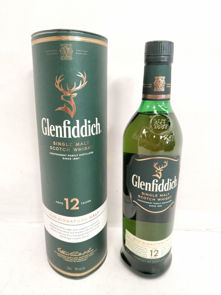 GLENFIDDICH 12 YEAR SINGLE MALT SCOTCH WHISKY — NZ auction result