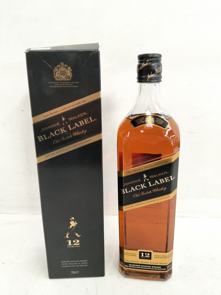 JOHNNY WALKER BLACK 12 YEAR SCOTCH WHISKY — NZ auction result