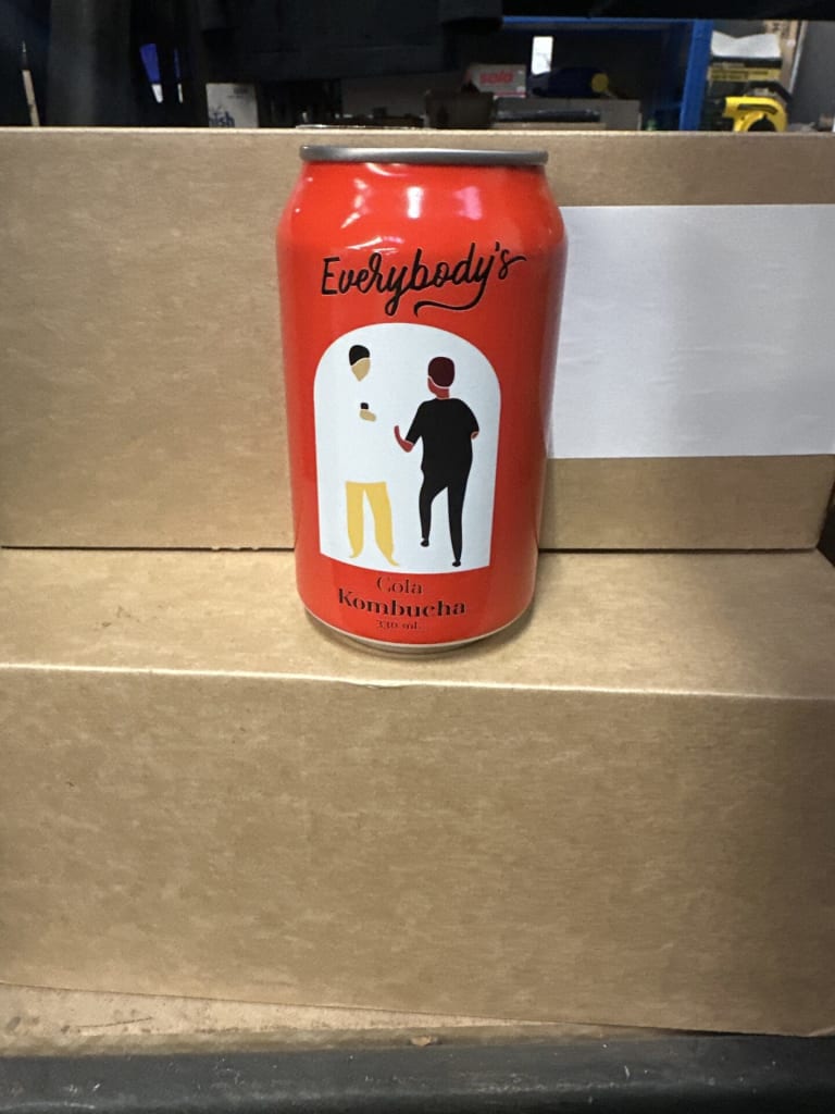 24 CANS EVERYBODYS KOMBUCHA COLA — NZ auction result