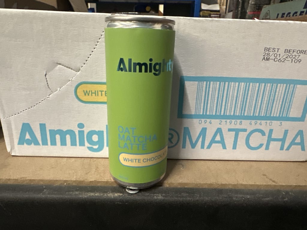 12 CANS ALMIGHTY MATCHA - WHITE CHOCOLATE — NZ auction result