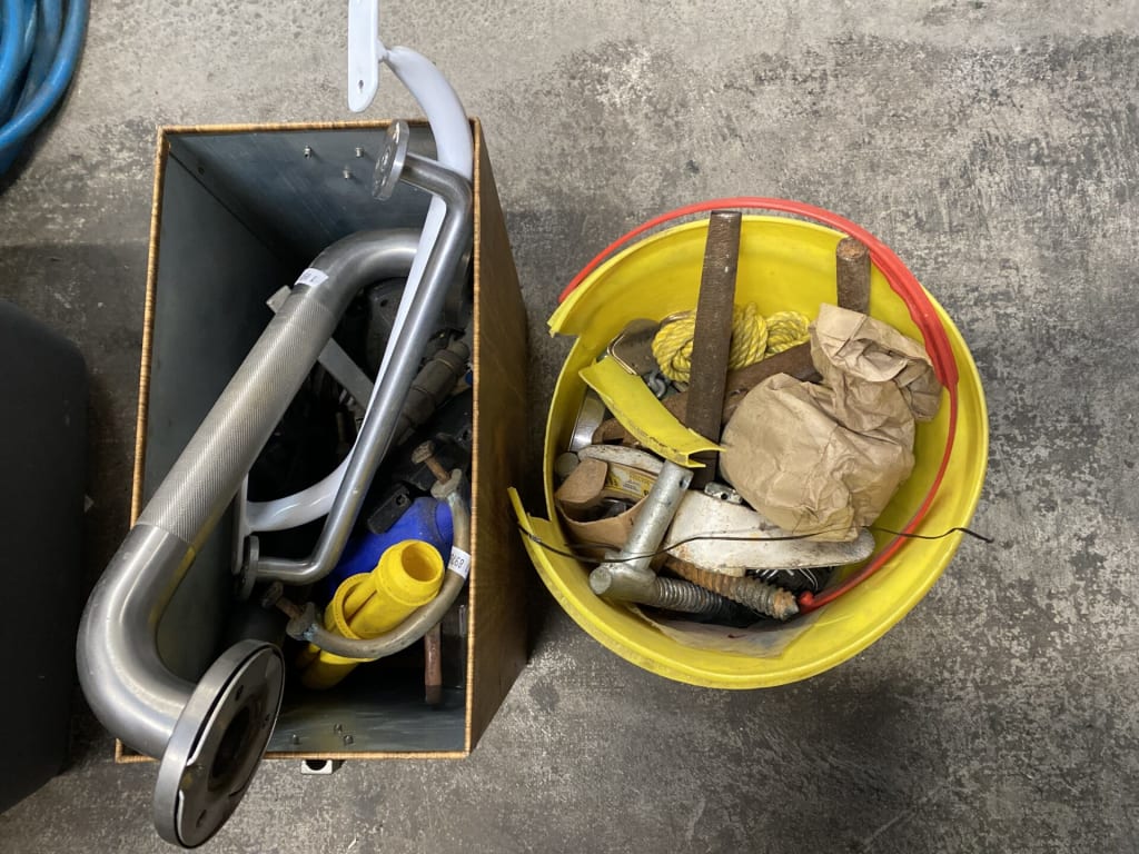 2 CONTAINERS OF ASSORTED HARDWARE — NZ auction result