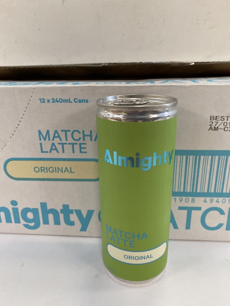 12 CANS ALMIGHTY MATCHA ORIGINAL — NZ auction result