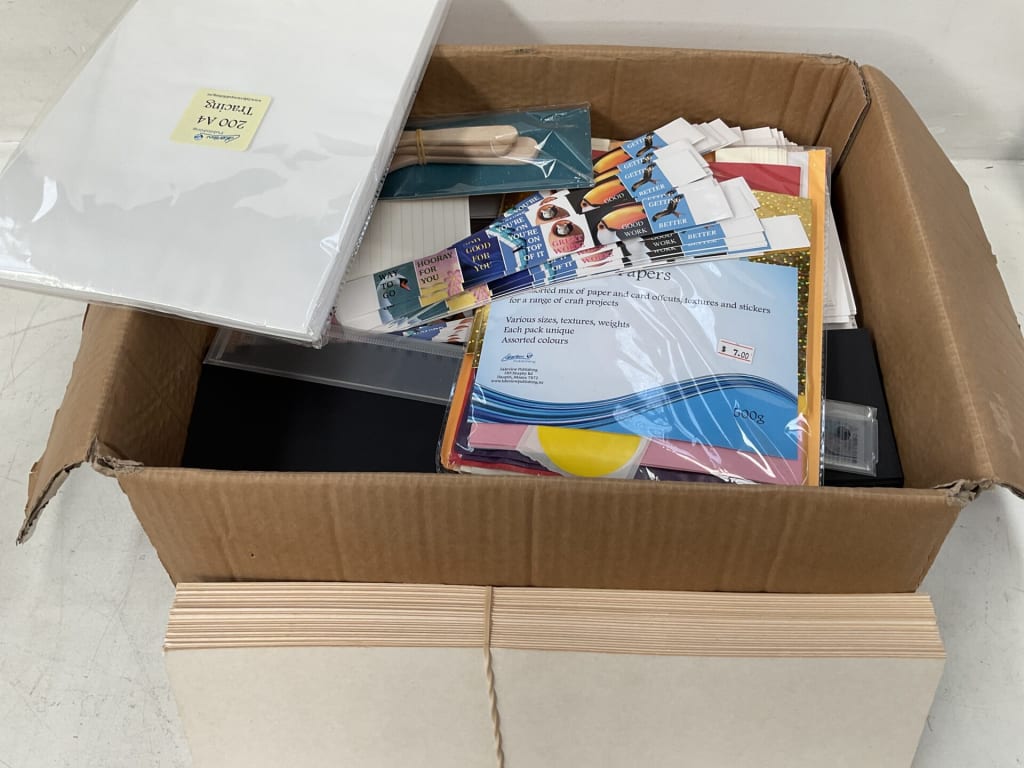 CARTON OF CRAFT SUPPLIES — NZ auction result