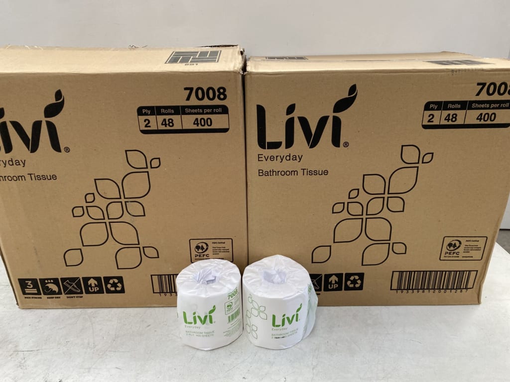 96 ROLLS LIVI BATHROOM TISSUE — NZ auction result