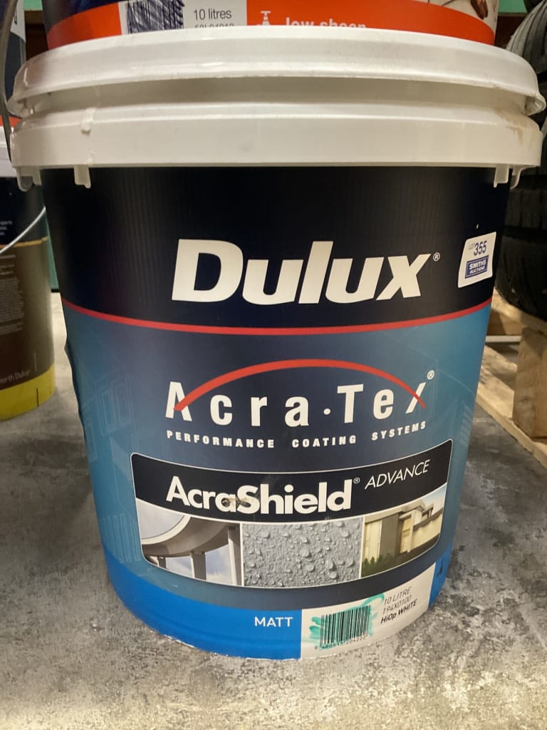 MISTINTED DULUX ACRASHIELD PAINT — NZ auction result