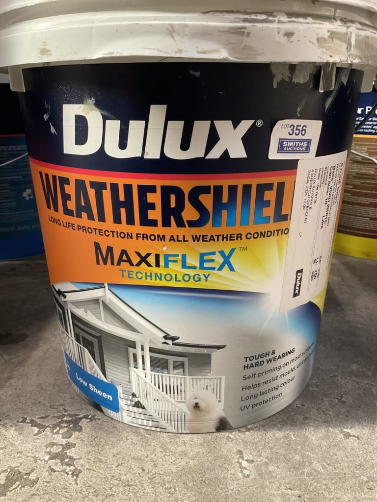 MISTINTED DULUX WEATHERSHIELD PAINT — NZ auction result