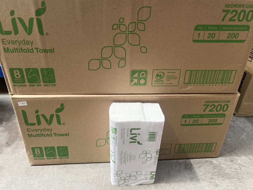 40 PACKS LIVI MULTIFOLD TOWELS — NZ auction result
