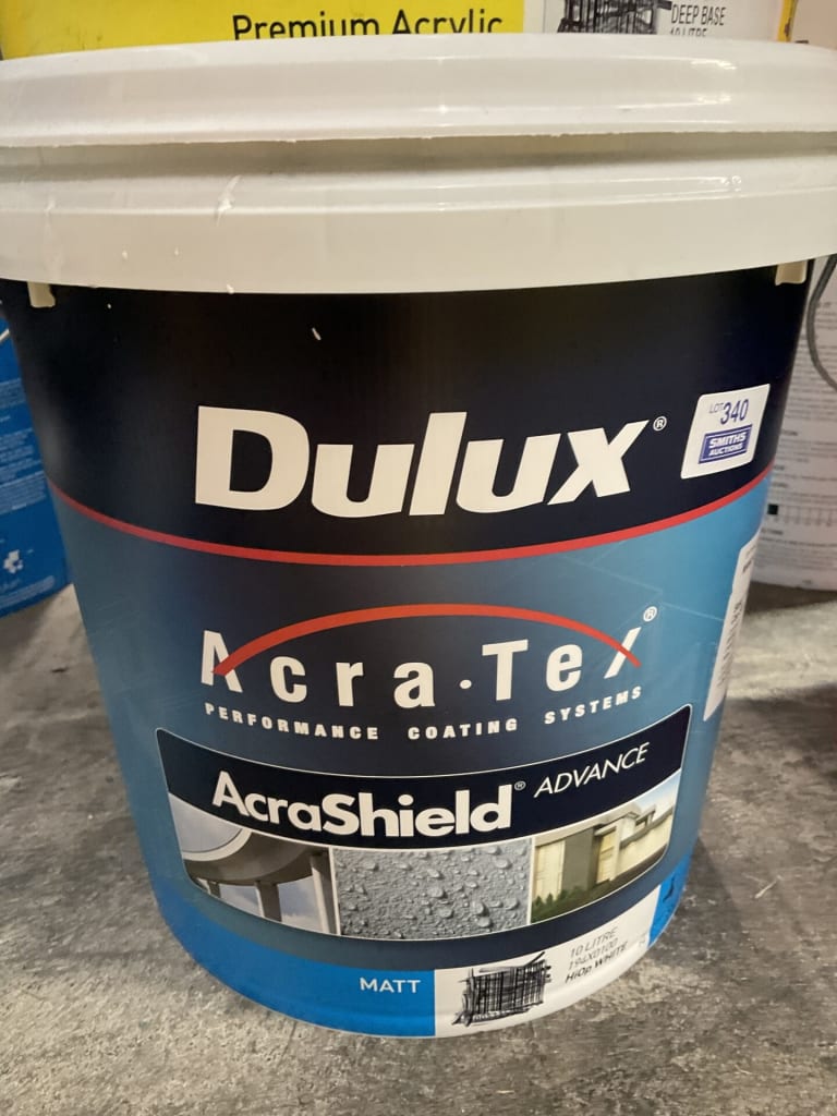 MISTINTED DULUX ACRASHIELD PAINT — NZ auction result