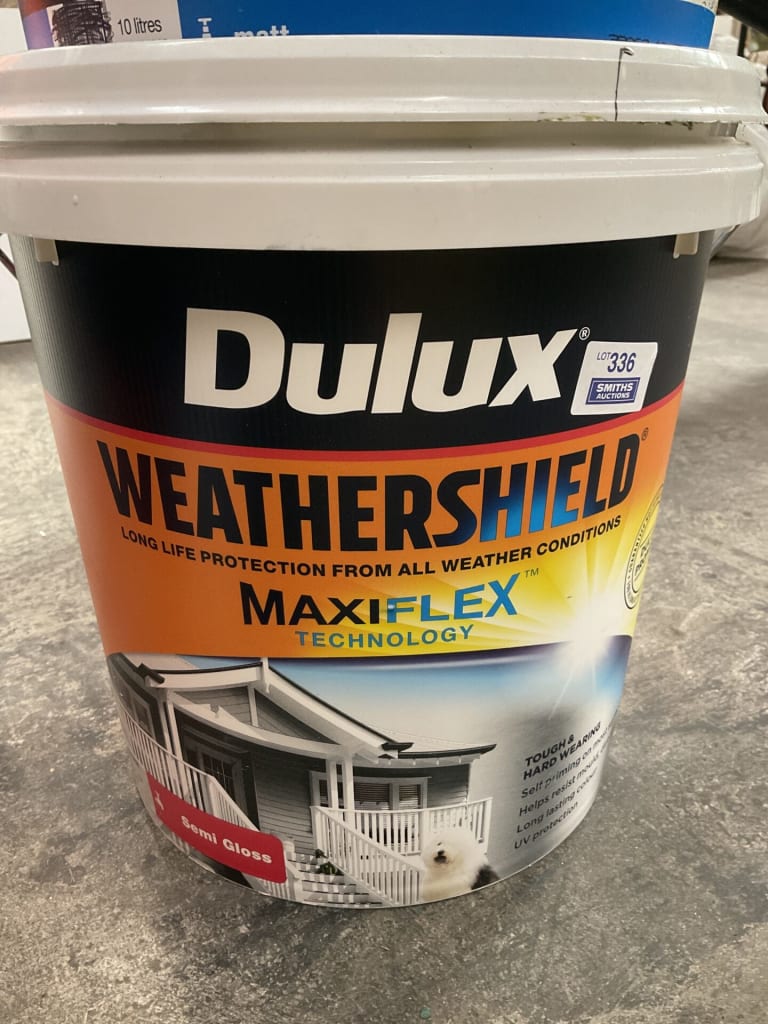 MISTINTED DULUX WEATHERSHIELD PAINT — NZ auction result