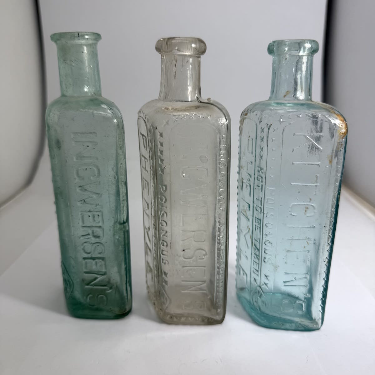 3 Small Phenyles: 2 x Different Ingwersen's; Kitchen's. (Victoria)
