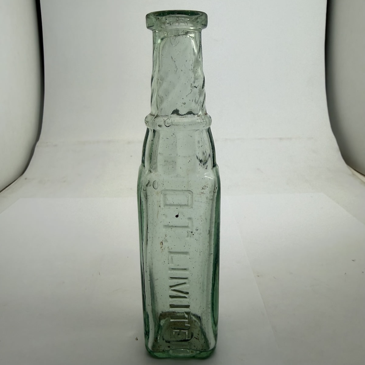 Sample Cordial. O. T. Limited. Aqua. 2 oz. (Victoria)