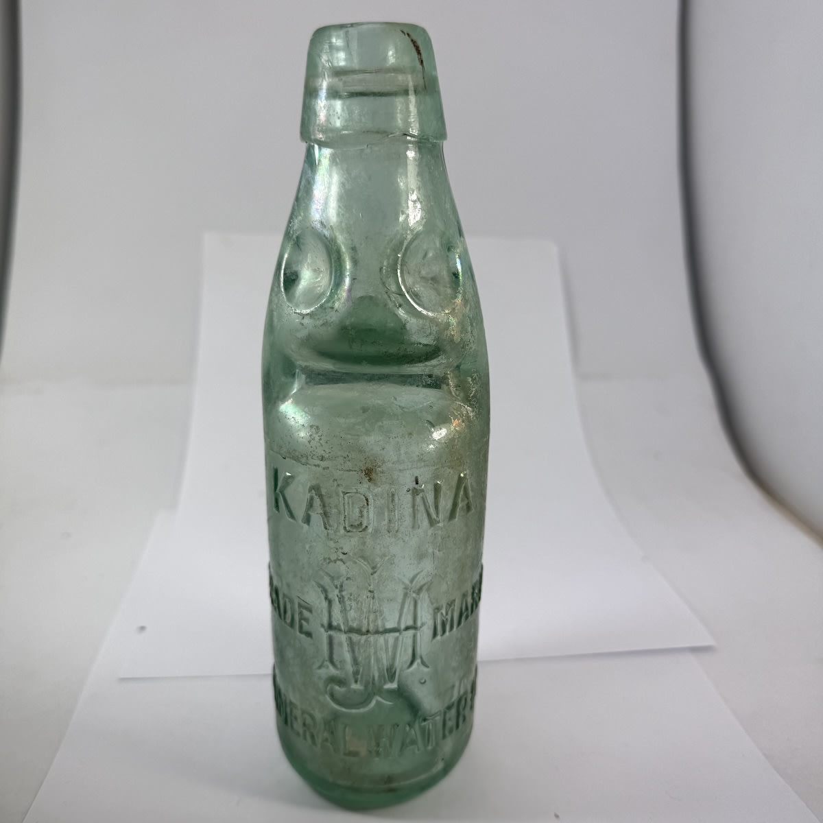 Codd. Kadina Mineral Water Co. Dobson. Aqua. 6 oz. (South Australia)