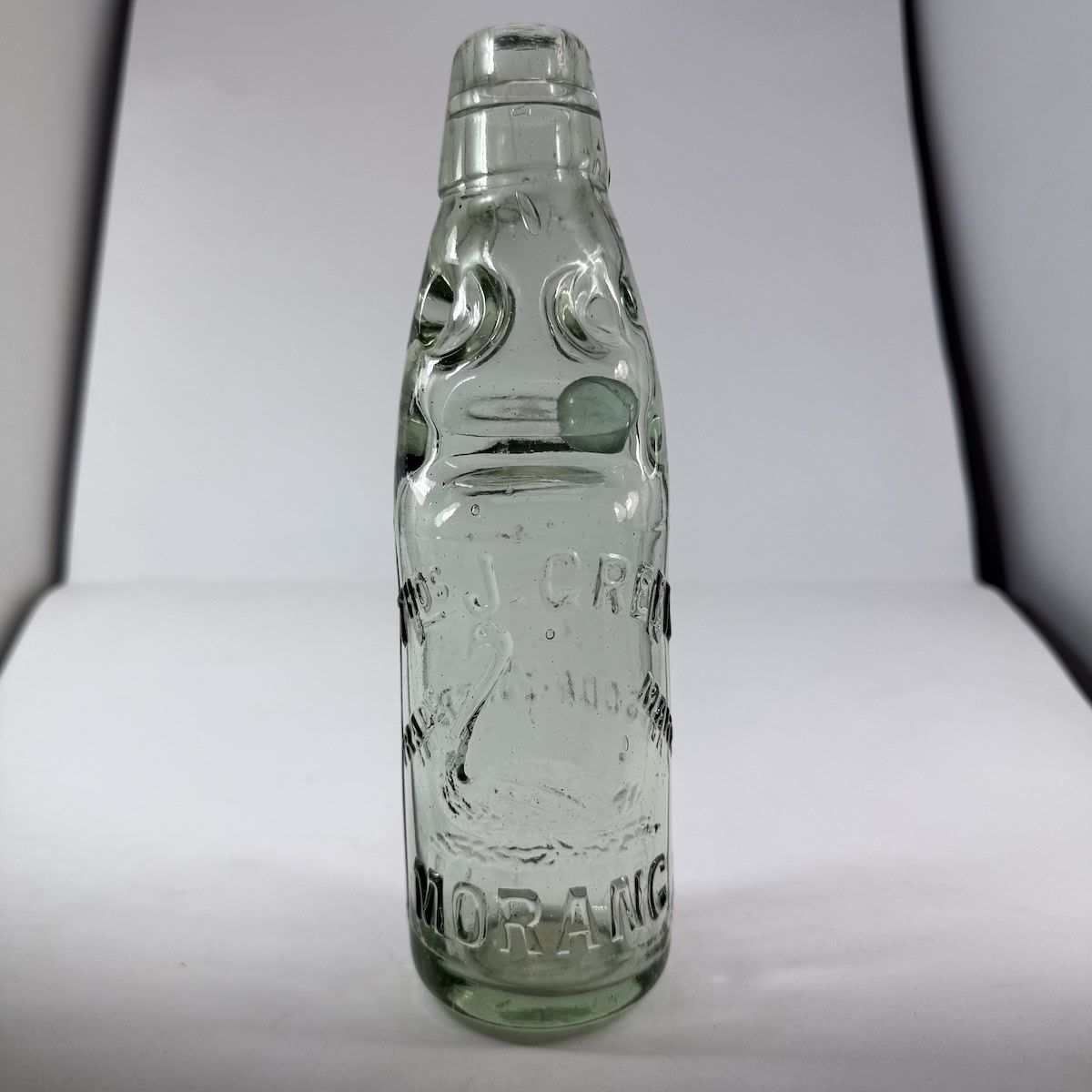 Codd. Thos. J. Green, Morang. Swan trade mark. Soda Water. Dobson. Aqua. 6 oz. (Victoria)