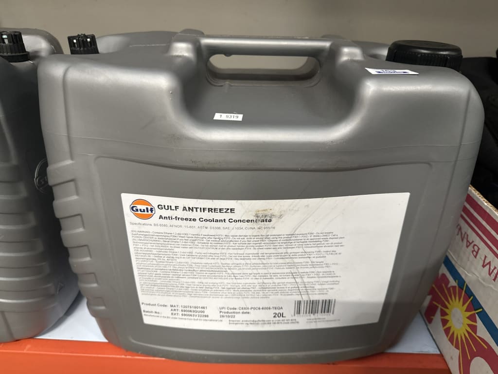 GULF ANTIFREEZE — NZ auction result
