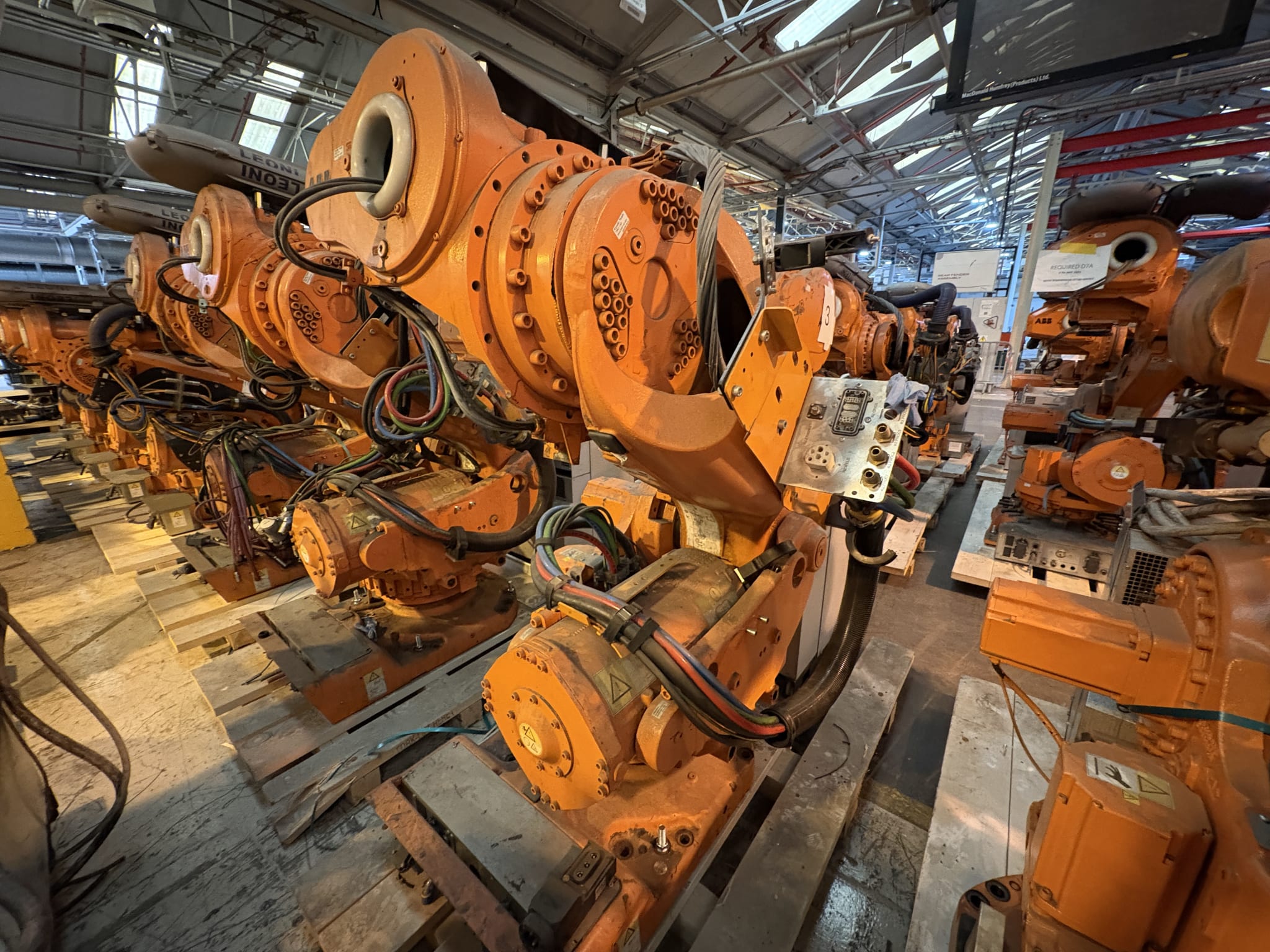 Used Industrial Robot ABB 7600.