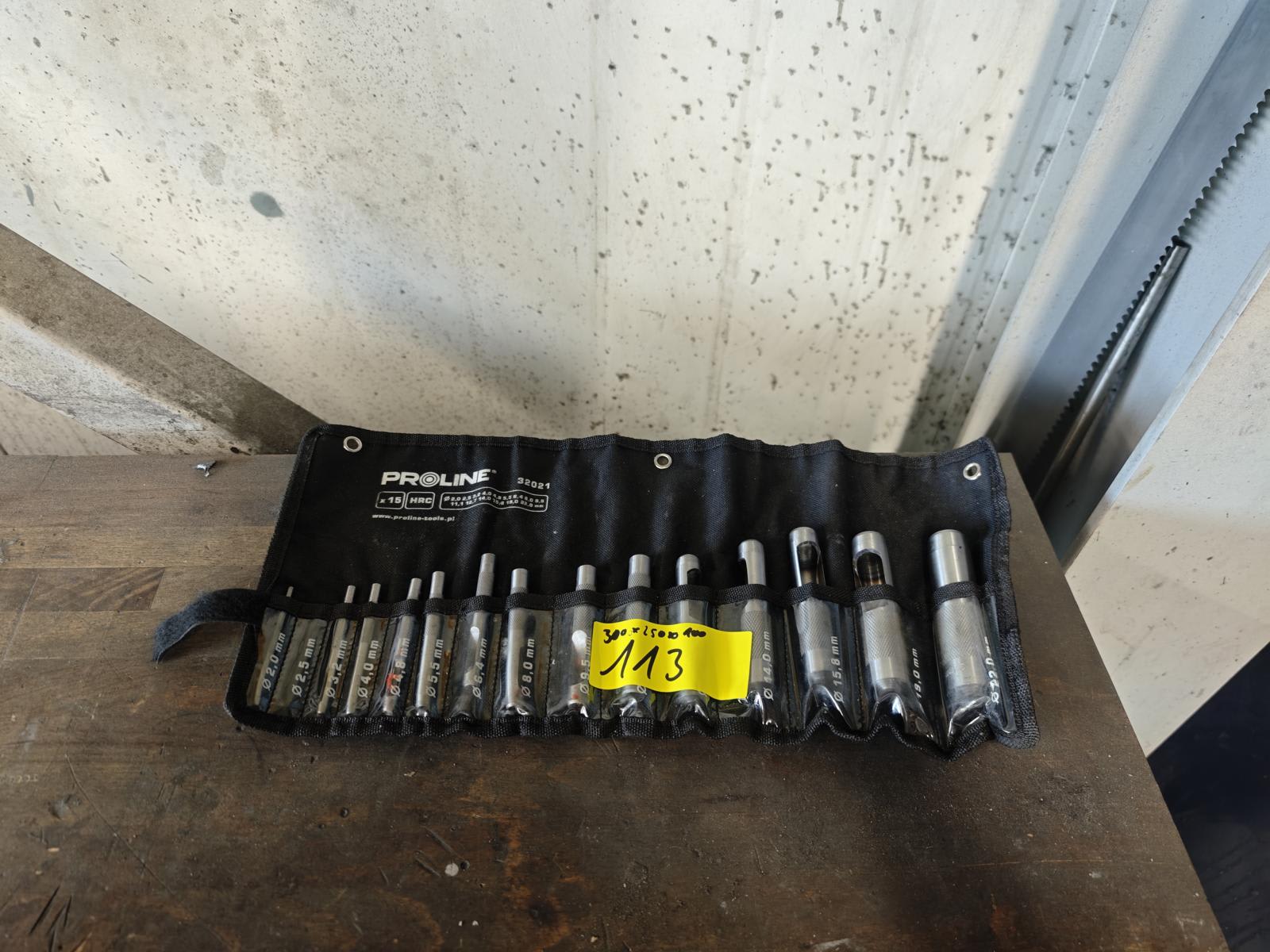 Assortment of hollow punches PROLINE