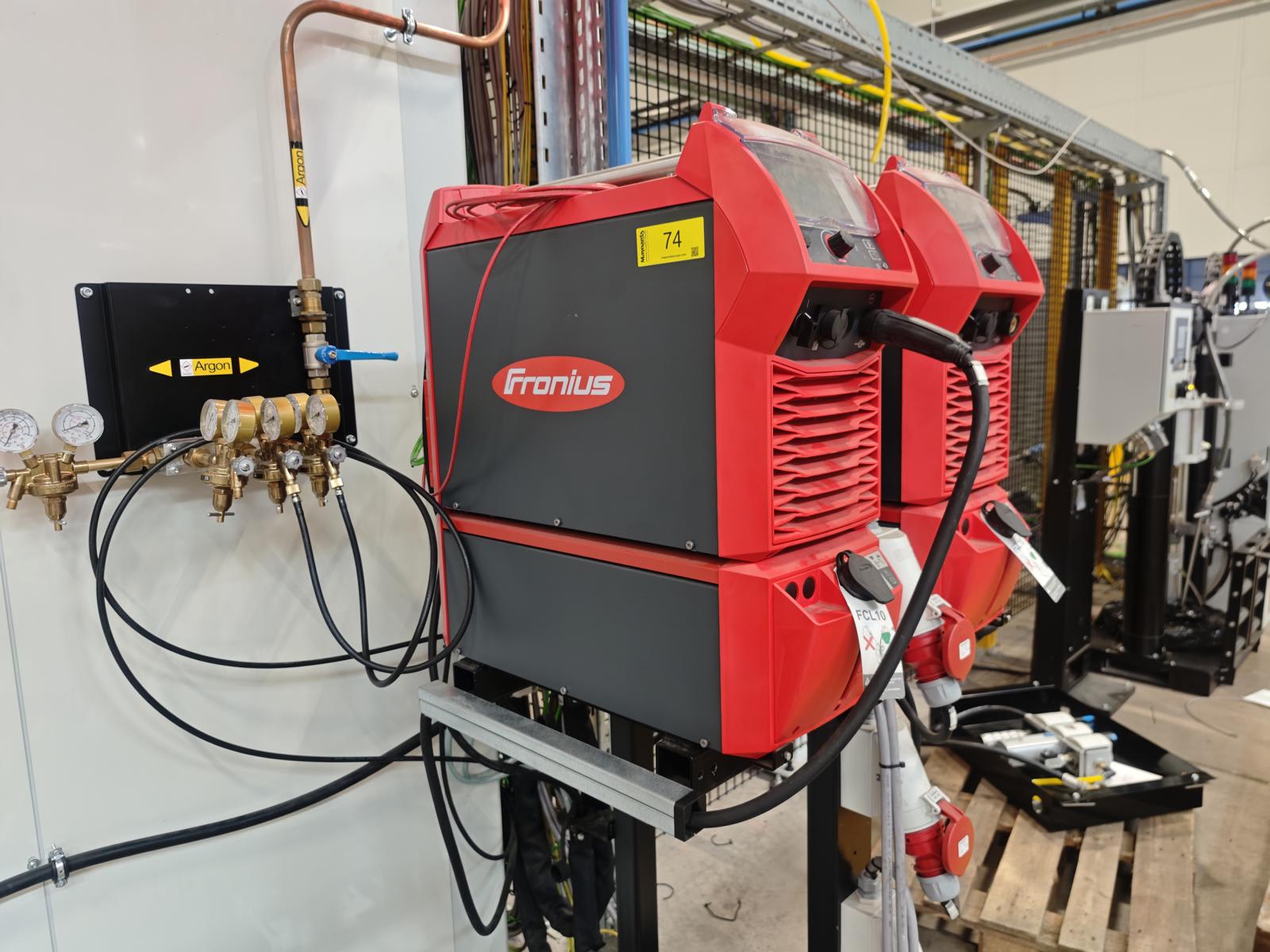 Welding system with wire feed unit and welding power source FRONIUS