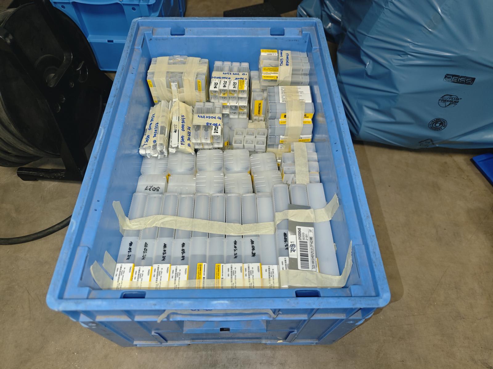 Assortment of tools with internal cooling