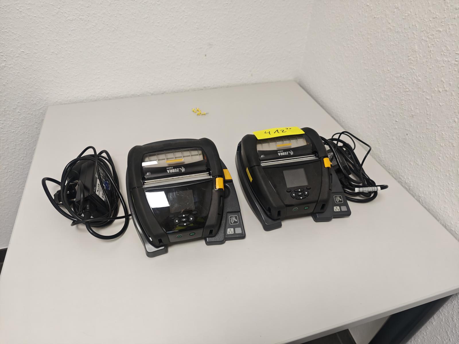 (2) Mobile thermal label printer ZEBRA ZQ630