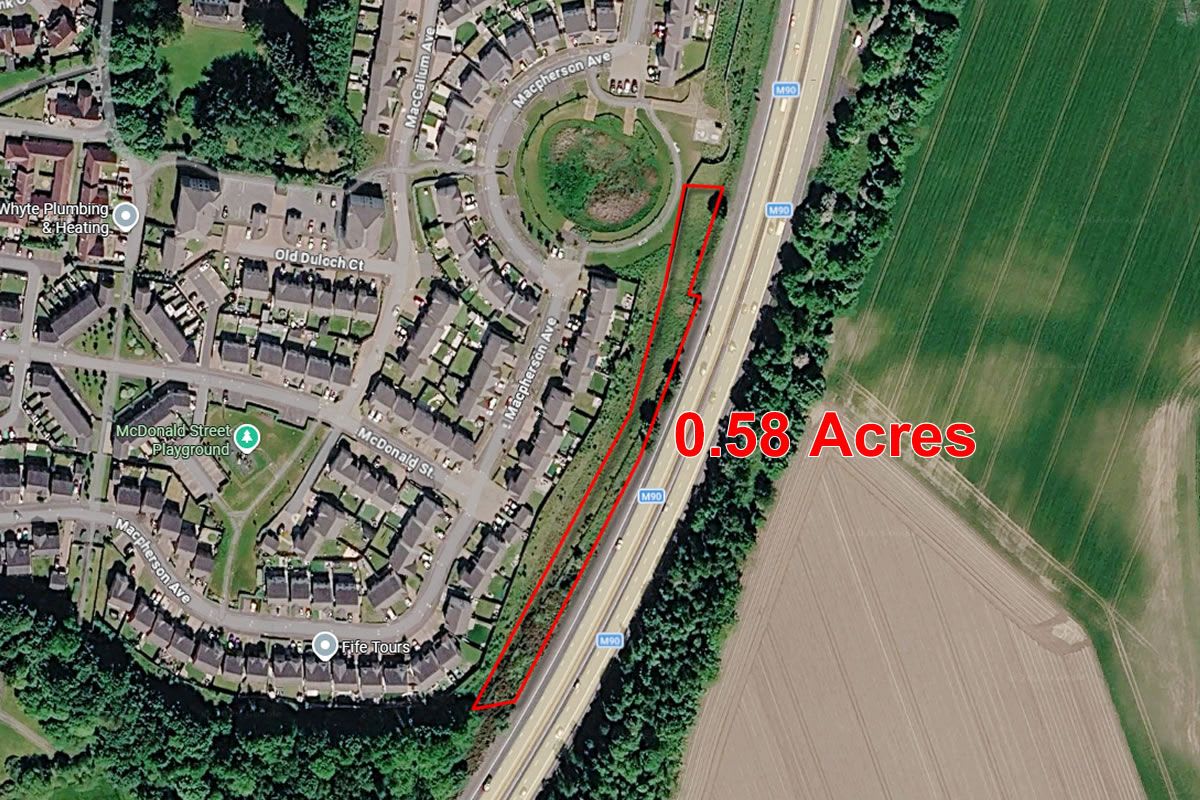 0.58 Acre Plot West of M90, Dunfermline, Fife