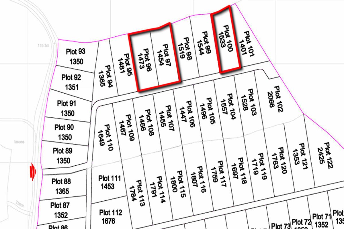 Plots 96, 97 and 100 at Redgates Lane, Sewards End, Essex