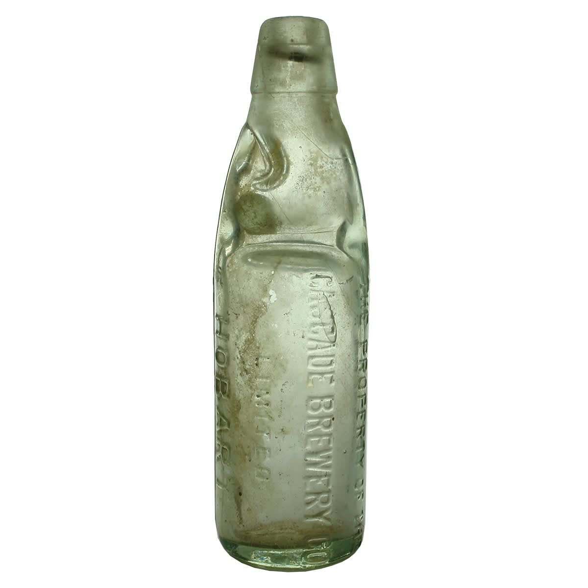 Codd. The Cascade Brewery Co Limited, Hobart. One Way Pour. Clear. 10 oz. (Tasmania)