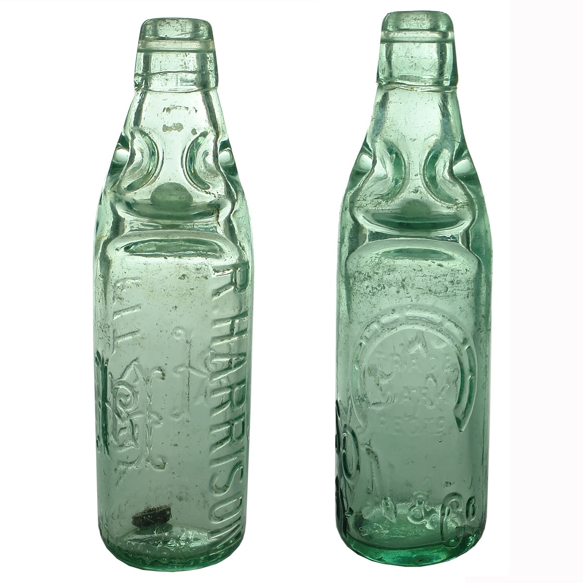 2 Codds: R. Harrison, Fitzroy. Kilner Bros variety; Jacobson, Footscray. Horseshoe. (Victoria)
