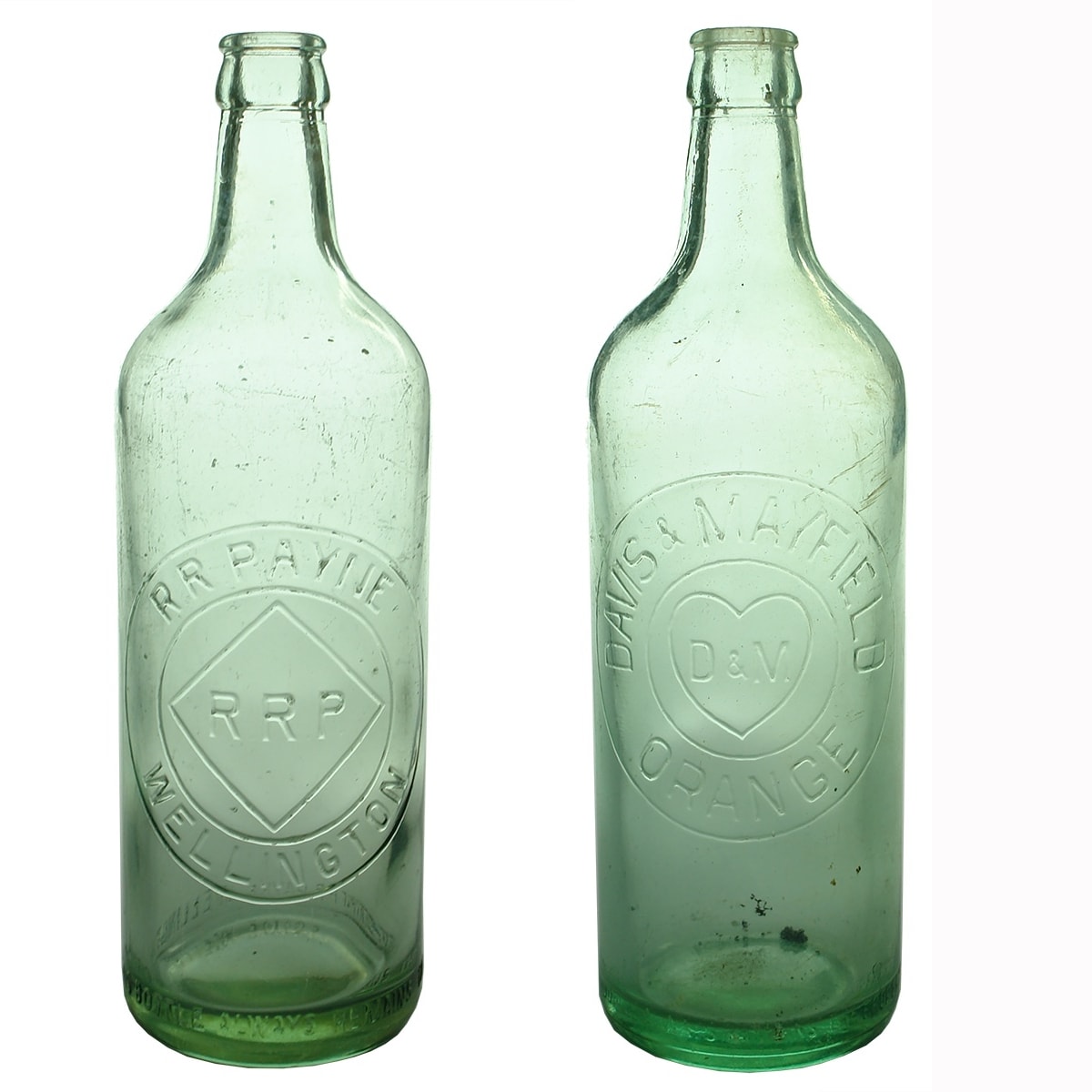 2 Large Crown Seals. R. R. Payne, Wellington; Davis & Mayfield, Orange. (New South Wales)