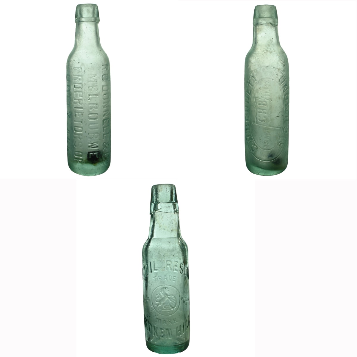 3 Lamonts: R. O'Donnell & Co Melbourne; G. H. Bennett, Richmond; Emil Resch, Broken Hill.