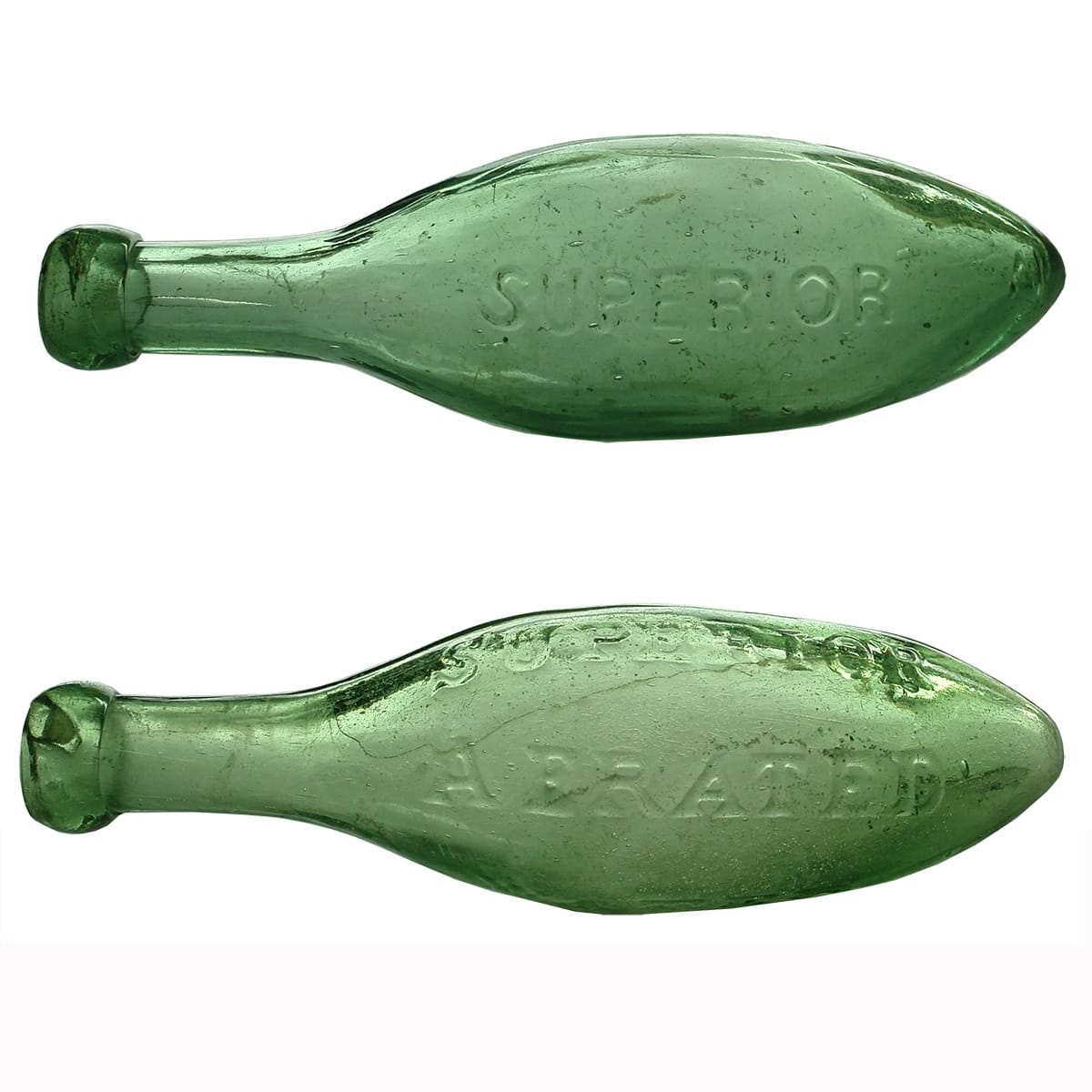 2 Torpedos: Superior (with IV near the base); Superior Aerated Water.