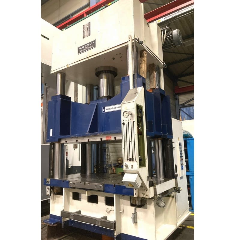 SCHOEN, WP 250 / 80, Hydraulic trial press, year 1993