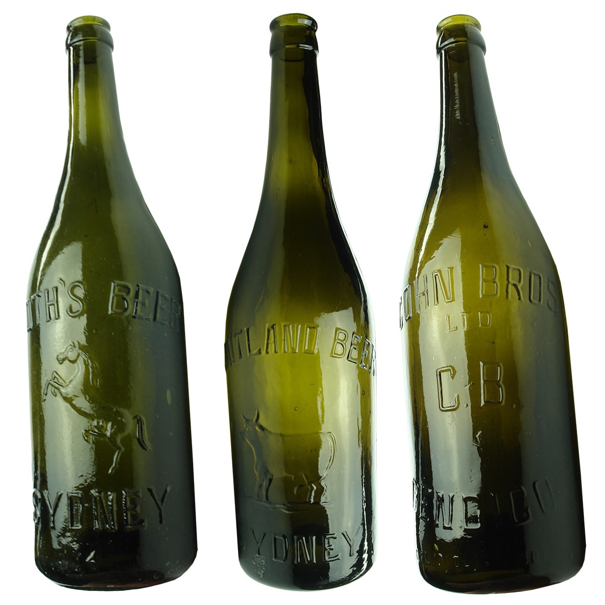 3 Crown Seal Beers: Tooth's Beer, Sydney; Maitland Beer, Sydney; Cohn Bros Ltd, Bendigo.