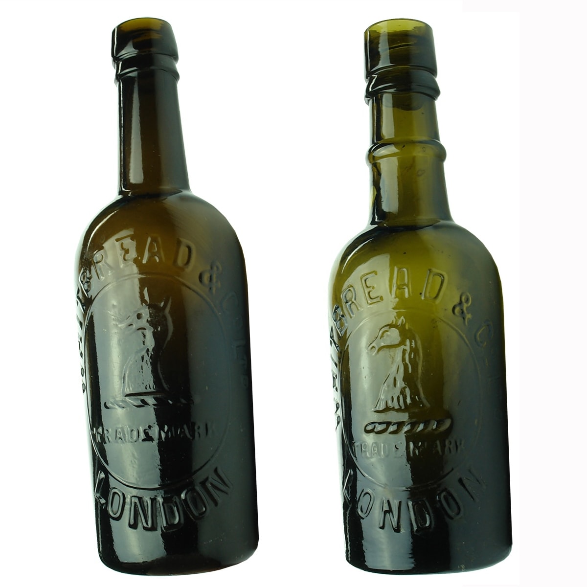 2 English Beers: Pint & Half Pint Whitbread & Co Ltd London.Internal Threads. (UK)