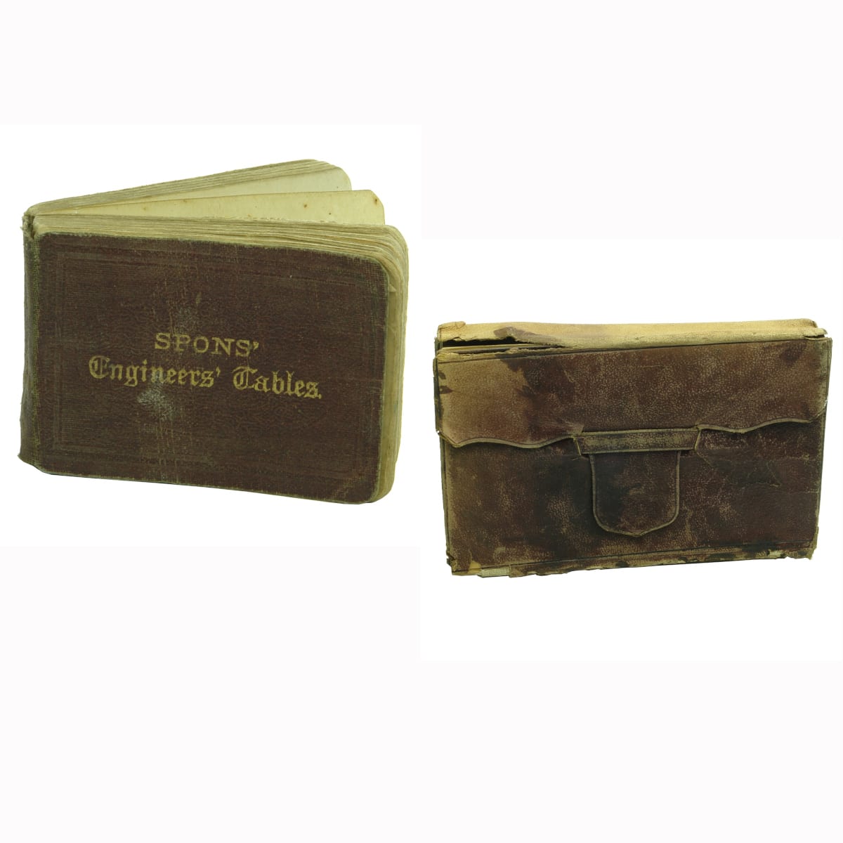 2 Books: Tiny Spons' Engineers' Tables and Civil Engineers Pocket Book 1876.