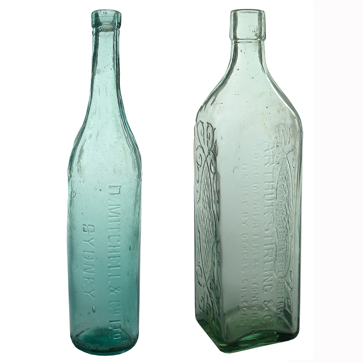 2 Cordials or Cordial & Vinegar: D. Mitchell & Co Ltd Sydney; Arthur Stirling & Co Sydney. (New South Wales)